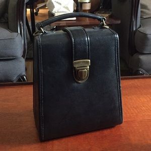 Black makeup bag/clutch/small camera case